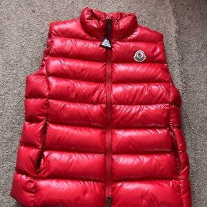 Moncler Red Puffer Vest
